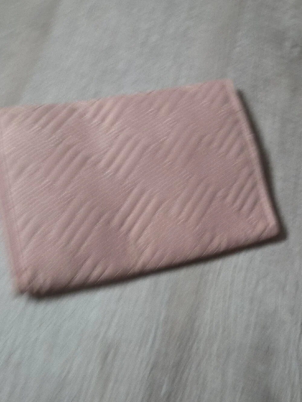 Travel Jewelry Organizer Pouch in Pink and Beige